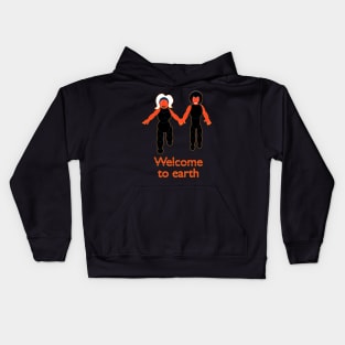 Welcome To Earth V5 Kids Hoodie